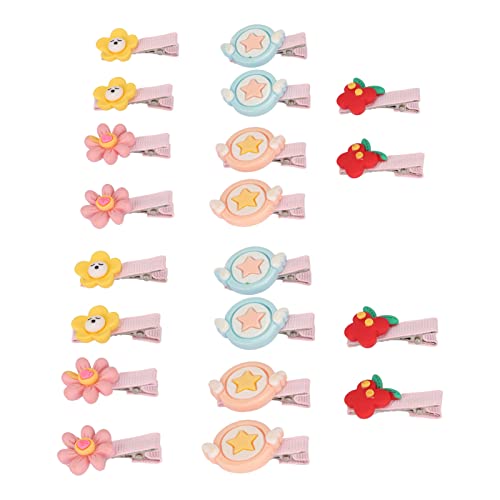 KOSDFOGE 20pcs Pet Hair Clip Lovely Sweet Cute Resin Flower Shape Grooming Hairpin for Small Medium Pets KOSDFOGE 20pcs Pet Hair Clip Lovely Sweet Cute Resin Flower Shape Grooming Hairpin for Small Medium Pets von KOSDFOGE