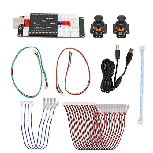 KOSDFOGE Arcade Encoder, Arcade Encoder Keine Verzögerung USB Game Controller DIY Code Board mit 3D Analogem Joystick Sensor für PS4 KOSDFOGE Arcade Encoder, Arcade Encoder Keine Verzögerung USB Game Controller DIY Code Board mit 3D Analogem Joystick Sensor für PS4 von KOSDFOGE