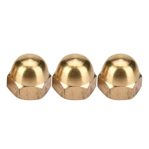 KOSDFOGE Brass Acorn Nut Dome Head Cap High Strength Fasteners for Vehicles Machinery M3-M12 (M8(10PCS)) von KOSDFOGE