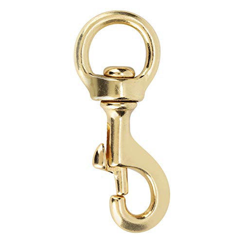 KOSDFOGE Brass Swivel Trigger Hook High Strength Pet Leash Rope Clip Golden Yellow for Dog Training Walking KOSDFOGE Brass Swivel Trigger Hook High Strength Pet Leash Rope Clip Golden Yellow for Dog Training Walking von KOSDFOGE