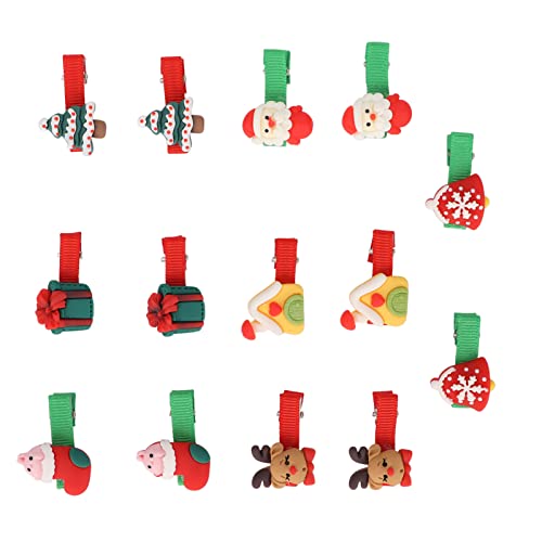 KOSDFOGE Christmas Dog Hairpins Cute Festive Dog Hair Decorations for Stylish Pet Grooming ABS Material 14pcs Random Color Christmas Party KOSDFOGE Christmas Dog Hairpins Cute Festive Dog Hair Decorations for Stylish Pet Grooming ABS Material 14pcs Random Color Christmas Party von KOSDFOGE