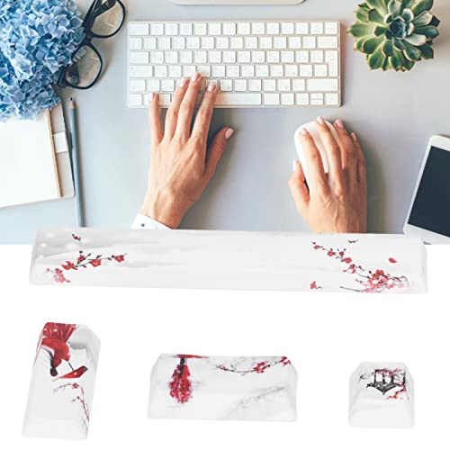 KOSDFOGE DIY Keycaps Kit Winter Snow Plum Pattern Universelles Ersatzzubehör für Mechanische Tastaturen KOSDFOGE DIY Keycaps Kit Winter Snow Plum Pattern Universelles Ersatzzubehör für Mechanische Tastaturen von KOSDFOGE
