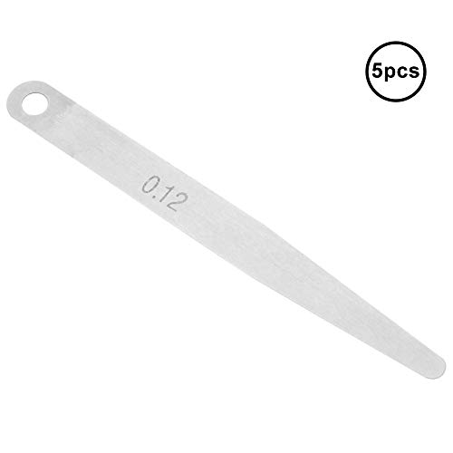 KOSDFOGE Feeler Stainless Steel 0.11mm 0.12mm Measurement Tool Precision Clearances Ignition Points Piston Rings Set (0.12) von KOSDFOGE