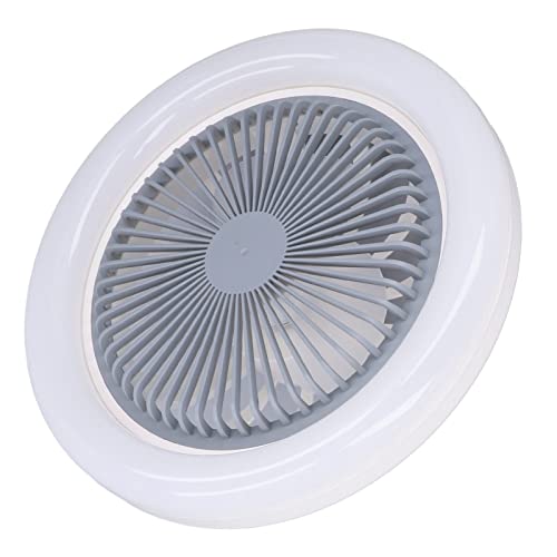 KOSDFOGE Kleiner Decken Ventilator Mit Licht, Klein E27 30W Leise Verstellbare LED-Lüfter Lampe 85-265V Für Kinderzimmer, Küche, Schlafzimmer von KOSDFOGE