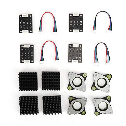 KOSDFOGE Kühlkörper Vibrationsdämpfer Set NEMA17 Schrittmotor 3D Drucker Zubehör von KOSDFOGE