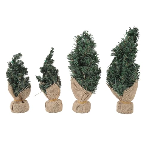 KOSDFOGE Mini Christmas Tree Artificial Tabletop Holiday Christmas Tree Small Desktop Christmas Tree Home Decor for Family Party 4pcs KOSDFOGE Mini Christmas Tree Artificial Tabletop Holiday Christmas Tree Small Desktop Christmas Tree Home Decor for Family Party 4pcs von KOSDFOGE