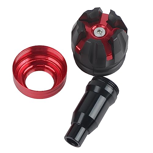 KOSDFOGE Motorcycle CNC Aluminum Alloy Frame Slider Falling Protector Caps for Racing Bikers (Rot) von KOSDFOGE