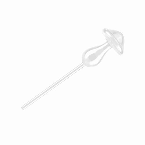 KOSDFOGE Plants Flowers Self Watering Mushroom Shape Glass Water Feeder Clear Automatic System House Plant, Patio, Hanging Indoor Plants Clear 28cm 61g von KOSDFOGE