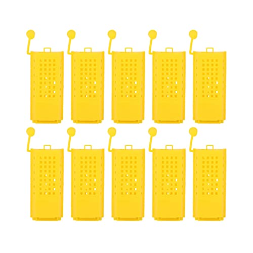 KOSDFOGE Plastic Queen Bee Cages Transporting Catcher Beekeeper Tool for Moving Queens Set of 10 von KOSDFOGE