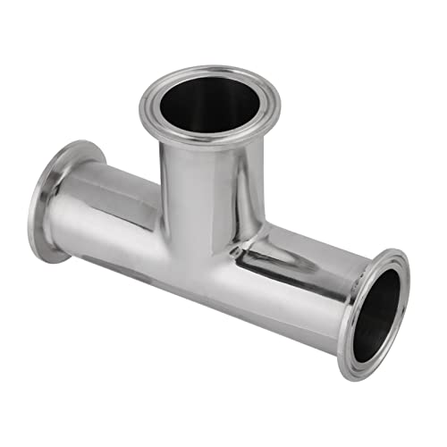 KOSDFOGE Stainless Steel Clamp Tee 3 Way High Temp for Various Industries 38 * 1.5 KOSDFOGE Stainless Steel Clamp Tee 3 Way High Temp for Various Industries 38 * 1.5 von KOSDFOGE