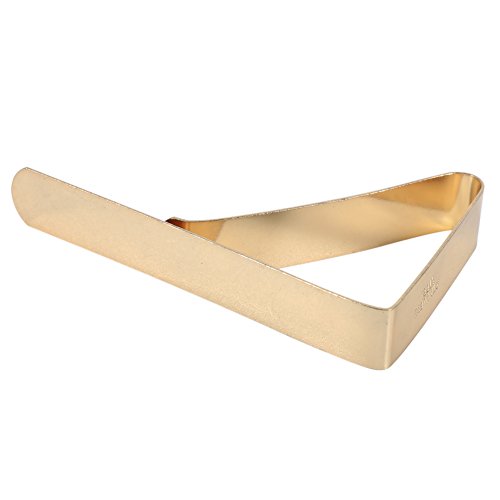 KOSDFOGE Stainless Steel Tablecloth Clamps Durable Desk Cloth Clips for Home Wedding Party Rose Gold Silver Golden (Gold) von KOSDFOGE