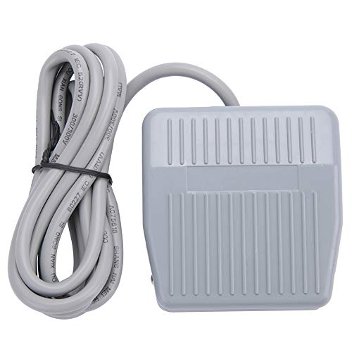 KOSDFOGE TFS 201 Foot Switch Electric Momentary Pedal Switch AC 250V 10A 1NO 1NC for Medical Instrument Textile Equipment Gray KOSDFOGE TFS 201 Foot Switch Electric Momentary Pedal Switch AC 250V 10A 1NO 1NC for Medical Instrument Textile Equipment Gray von KOSDFOGE