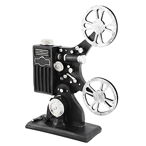 KOSDFOGE Vintage Resin Movie Film Projector Model Figurine Decor Nostalgic Retro Home Shop Bar Coffee KOSDFOGE Vintage Resin Movie Film Projector Model Figurine Decor Nostalgic Retro Home Shop Bar Coffee von KOSDFOGE