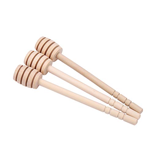 KOSDFOGE Wooden Honey Drizzler Sticks Set Kitchen Tools Gadgets for Honey Maple Syrup Caramel Honey Dripper 24Pcs (15 Fünf Slots) von KOSDFOGE