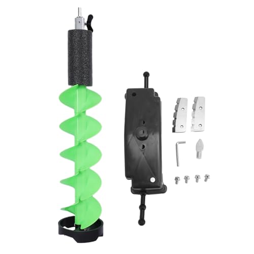 Kosdfoge Ice Auger Nylon schnurloser elektrischer Bohrer Winterwerkzeuge 6 Zoll Durchmesser 29 Zoll Länge Kosdfoge Ice Auger Nylon schnurloser elektrischer Bohrer Winterwerkzeuge 6 Zoll Durchmesser 29 Zoll Länge von KOSDFOGE