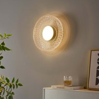 Decken- oder Wandleuchte mit gerilltem Klarglas - Damian von KOSILUM