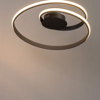 Deckenleuchte LED-Design doppelte schwarzer Knoten - Keane von KOSILUM