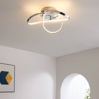 Design Chrom-Deckenleuchte LED 3 Schlaufen - Acht von KOSILUM