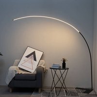 Kosilum - Design Große LED-Stehleuchte dimmbar gebogen - Avellino von KOSILUM