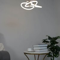 Design LED-Deckenleuchte mit kreisförmiger Schleife - Catania von KOSILUM