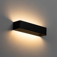 Dimmbare 12W LED-Wandleuchte kompatibel mit Dimmschalter - Quadra schwarz 37 cm von KOSILUM