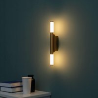 Doppelte vergoldete LED-Wandleuchte - Barletta von KOSILUM