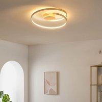 Goldene Doppel Halo LED-Deckenleuchte - Millenium Goldene Doppel Halo LED-Deckenleuchte - Millenium von KOSILUM