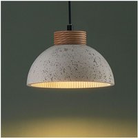 Hängeleuchte aus grauem Beton und Holz - Koda Hängeleuchte aus grauem Beton und Holz - Koda von KOSILUM