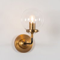 Industrielle Wandleuchte Retro Gold - Klar Glas Zenith Industrielle Wandleuchte Retro Gold - Klar Glas Zenith von KOSILUM