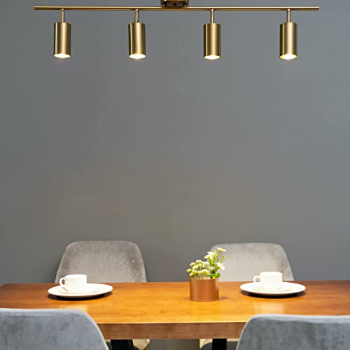 KOSILUM – Deckenlampe Deckenleuchte mit mehreren Kopfen, aus vergoldetem Metall – Estrid – Licht warmweiß Beleuchtung Wohnzimmer Schlafzimmer Küche Flur – 4 x max 5 W – GU10 – IP20 KOSILUM – Deckenlampe Deckenleuchte mit mehreren Kopfen, aus vergoldetem Metall – Estrid – Licht warmweiß Beleuchtung Wohnzimmer Schlafzimmer Küche Flur – 4 x max 5 W – GU10 – IP20 von KOSILUM