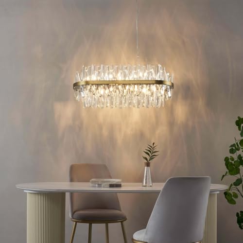 KOSILUM – Kronleuchter aus Kristall, goldfarben, mit transparenten Quasten, Ariella – Licht warmweiß Beleuchtung Wohnzimmer Schlafzimmer Küche Flur – 8 x max 28 W – G9 – IP20 KOSILUM – Kronleuchter aus Kristall, goldfarben, mit transparenten Quasten, Ariella – Licht warmweiß Beleuchtung Wohnzimmer Schlafzimmer Küche Flur – 8 x max 28 W – G9 – IP20 von KOSILUM