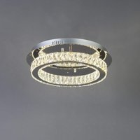 Kosilum - Deckenleuchte - led Kristall Kreis design (ø 45 cm) - Diez von KOSILUM