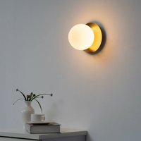 Kosilum - Deckenleuchte oder Wandleuchte aus weißem Glas - Fonzo von KOSILUM