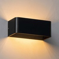 LED-Wandleuchte Schwarz 20cm - Quadra von KOSILUM