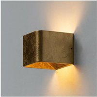 Led 6W Goldene Wandleuchte Quadra - 10 cm von KOSILUM