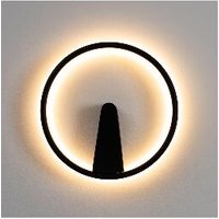 Minimalistische Wandleuchte mit schwarzem LED-Ring - Scott von KOSILUM