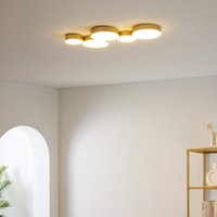 Moderne goldene Deckenlampe mit 5 LED Spots -Skavi Moderne goldene Deckenlampe mit 5 LED Spots -Skavi von KOSILUM