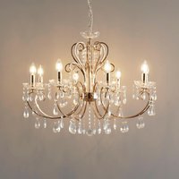 Kosilum - Roségold barocker Kristall-Kronleuchter 8 Arme - Pavia von KOSILUM