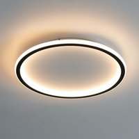 Runde LED-Deckenleuchte 40 cm schwarzer Kreis - Alessia von KOSILUM