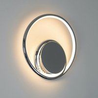 Verchromte LED-Design-Wandleuchte Doppelschleife - Xandra von KOSILUM