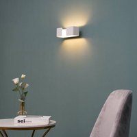 Weiße rechteckige Design-Wandleuchte - Foss von KOSILUM