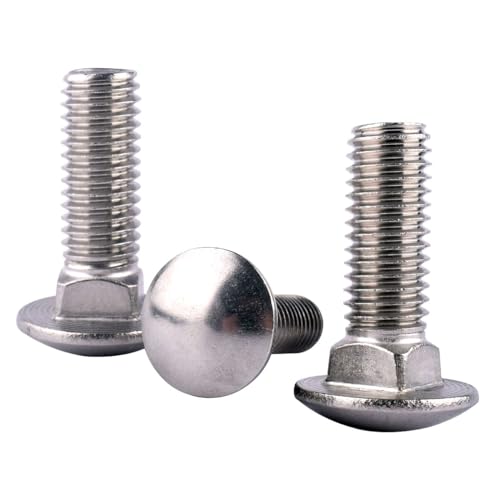 KOSJETHAS 1/2-13x2" Rundkopfschrauben Vierkantansatz Rundkopf Edelstahl 304 18-8 Vollgewinde UNC Grobgewinde Menge 4 Stück KOSJETHAS 1/2-13x2" Rundkopfschrauben Vierkantansatz Rundkopf Edelstahl 304 18-8 Vollgewinde UNC Grobgewinde Menge 4 Stück von KOSJETHAS