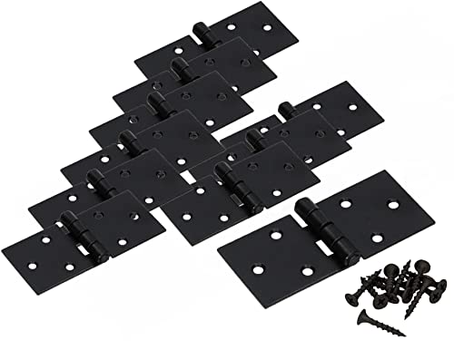 KOTARBAU® 10er Set Kistenband 100x45 mm Gerollt Schwarz Möbelscharnier Möbelband Robust von KOTARBAU