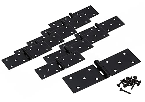 KOTARBAU® 10er Set Kistenband 150x45 mm Gerollt Schwarz Möbelscharnier Möbelband Robust von KOTARBAU