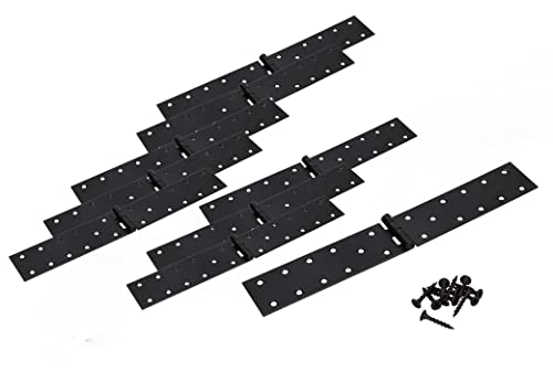KOTARBAU® 10er Set Kistenband 250x45 mm Gerollt Schwarz Möbelscharnier Möbelband Robust von KOTARBAU