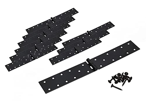 KOTARBAU® 10er Set Kistenband 300x45 mm Gerollt Schwarz Möbelscharnier Möbelband Robust von KOTARBAU
