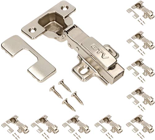 KOTARBAU® 10er Set Schrank- und Möbelscharniere Schrank Scharniere für Schranktüren Topfscharnier Küchenschrank Scharniere Topfscharniere 35mm Topfbänder von KOTARBAU