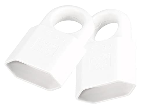 KOTARBAU® 2er Set Euro-Kupplung ohne Erdung Weiß Eignet sich Gut für den Hausgebrauch von KOTARBAU