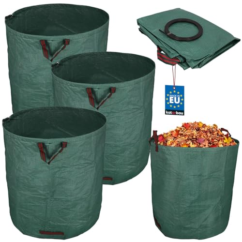 KOTARBAU® 2er Set Gartenabfallsack Mörtelkübel 635 L Pflanzsack Laubsack Gartenabfallsack Gartensack Sack & Behälter Gartenabfallsäcke Rasenschnitt für Gartenabfälle Rechteckiger Sack von KOTARBAU