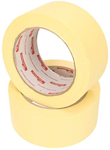 KOTARBAU® 2er Set Kreppband 48mm x 50m Selbstklebend Gelb Schutzband bei Malerarbeiten von KOTARBAU